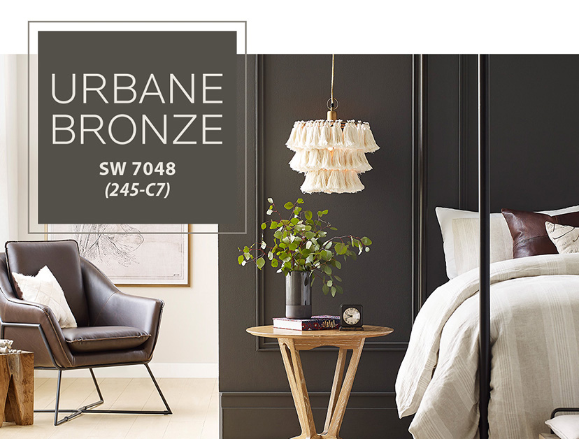 Sherwin Williams’s 2021 Color of the Year Urbane Bronze